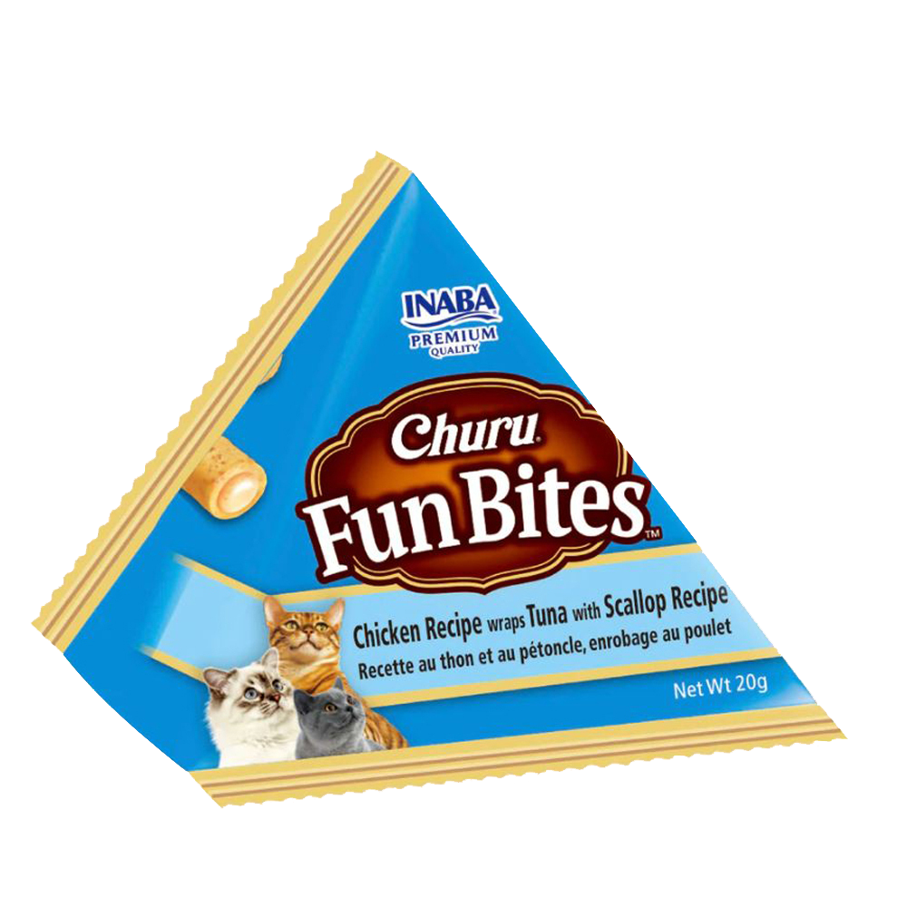 CHURU FUN BITES SABOR ATÚN CON OSTION WRAPS DE POLLO 60 GR